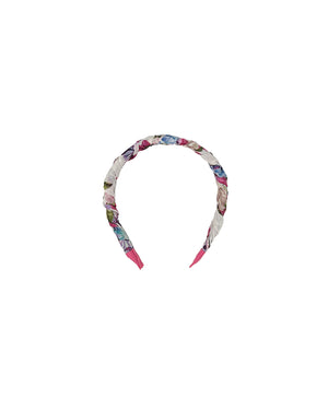 Hydrangea pattern georgette hairband