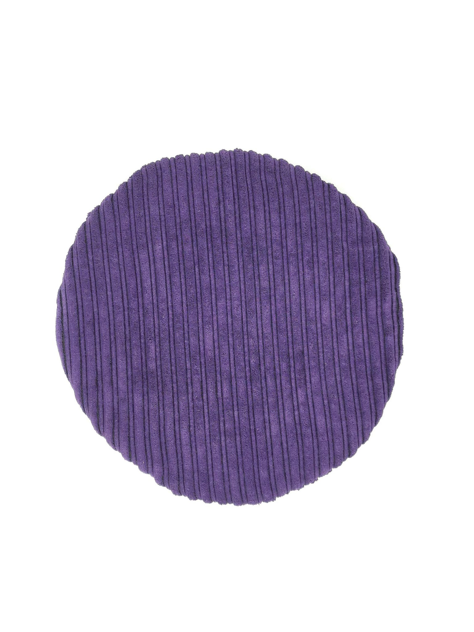 Purple ribbed suede beret