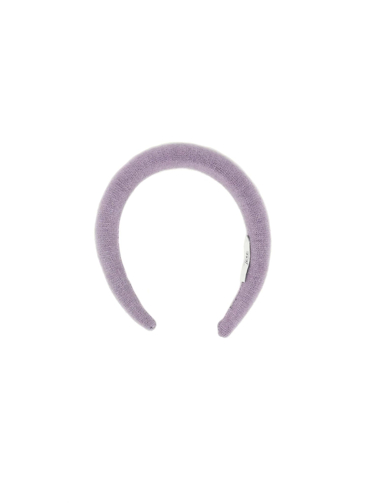 Lilac wool padded hairband