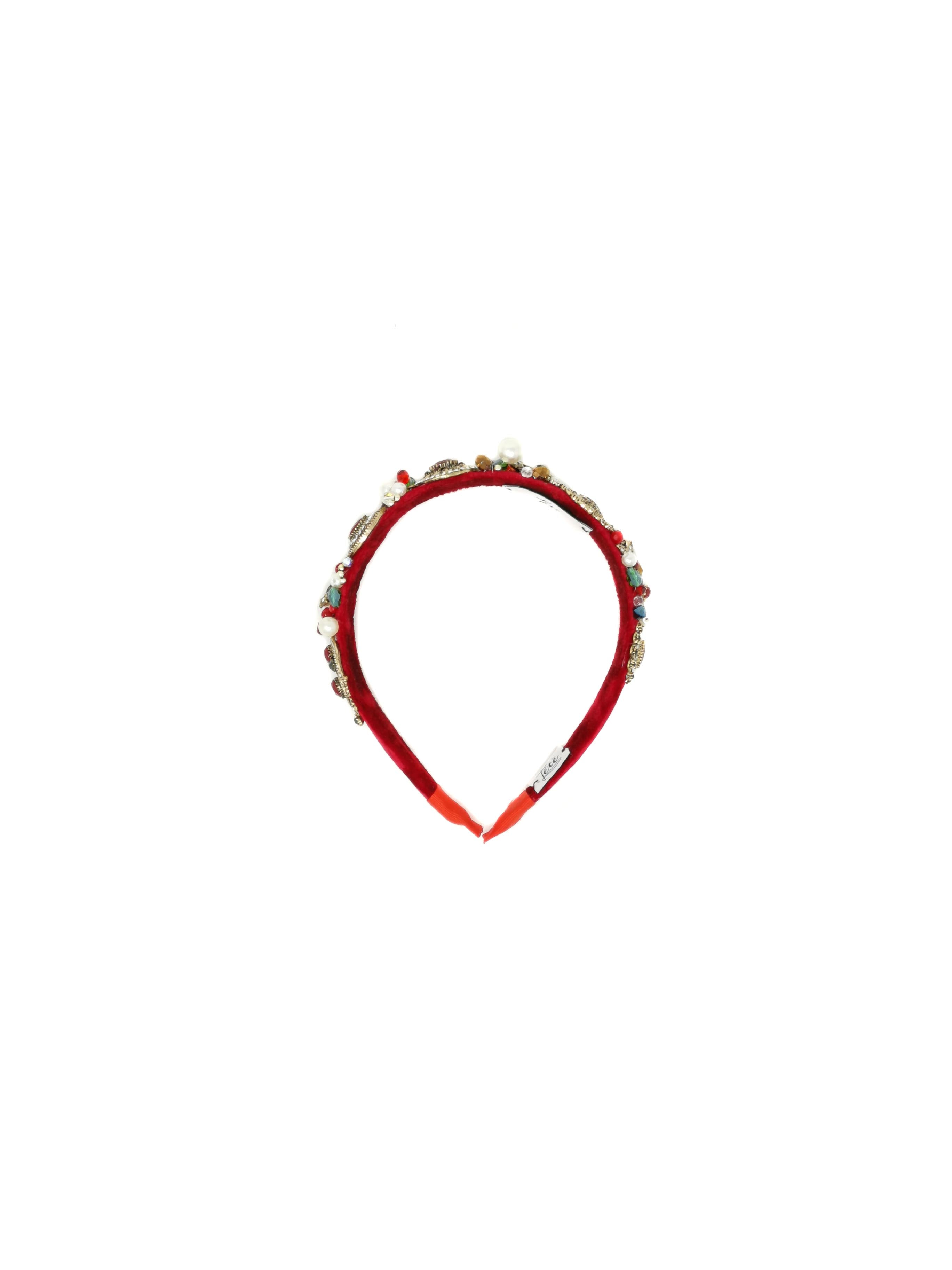 Cerchietto Per Capelli In Velluto A Coste Morbido - Colore Corallo - Largo 6 Cm - Fascia Alice Per Matrimoni E Feste - 5