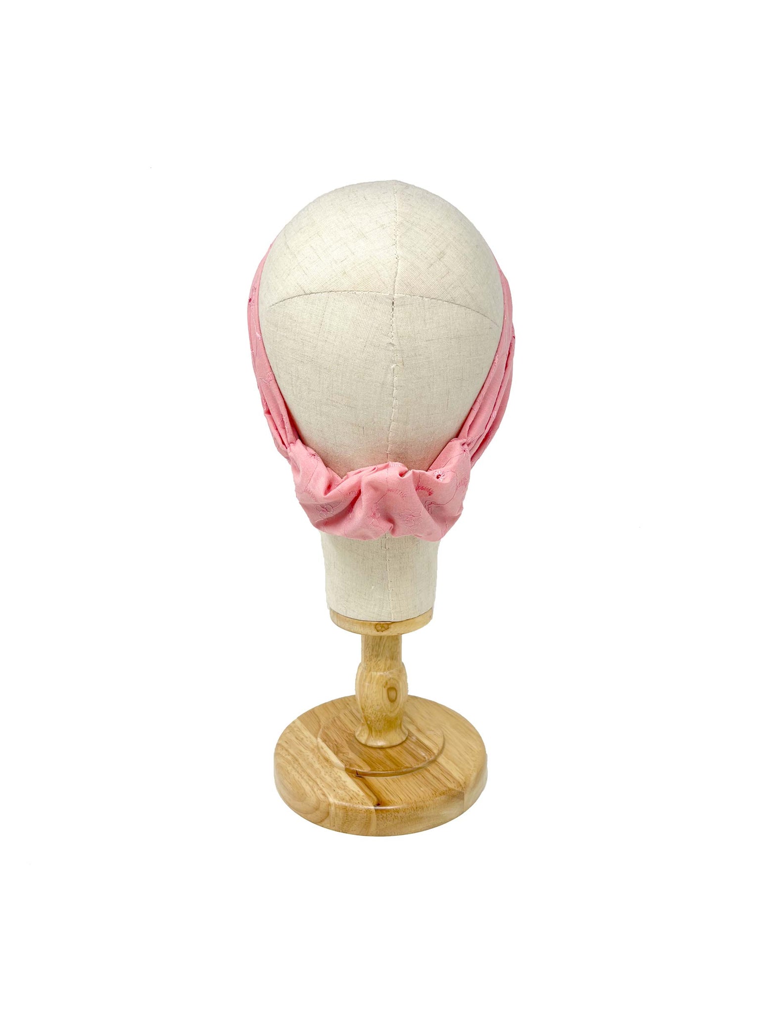 Pink sangallo cotton headband