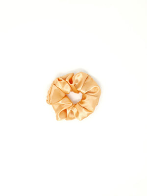 accessorio per capelli elastico fatto a mano con satin colore arancio