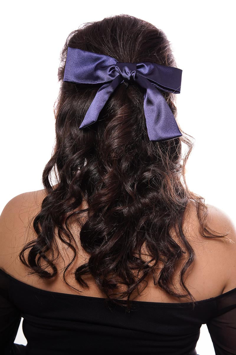 ZhongShuang Fiocco Per Capelli Verde Grande Fiocco Per Capelli Da - Foto 7