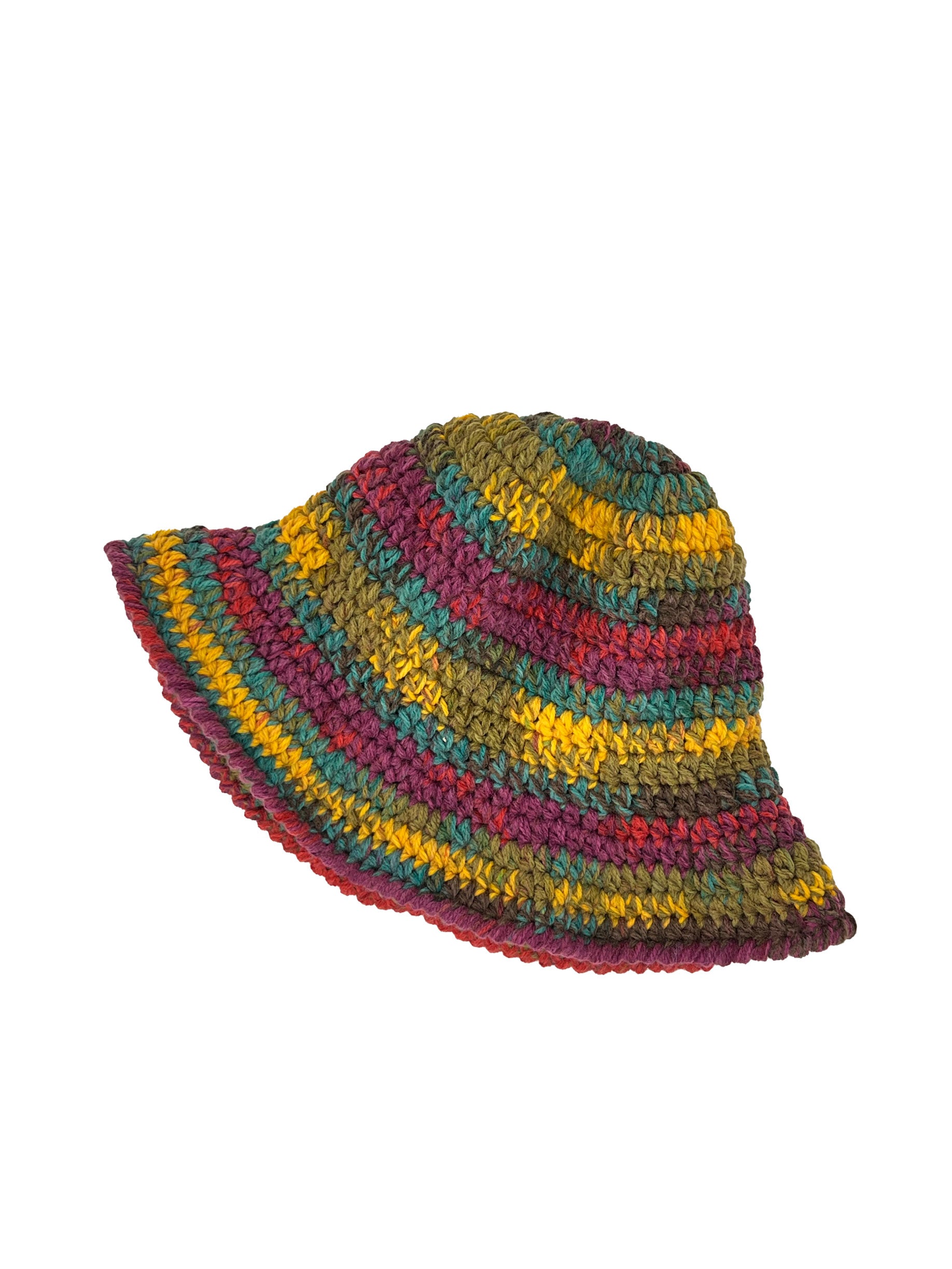Cappello Donna All'uncinetto Julpsk, Pieghevole, Con Tesa A Volant, Stile Boho, Taglia Unica 56-58 Cm