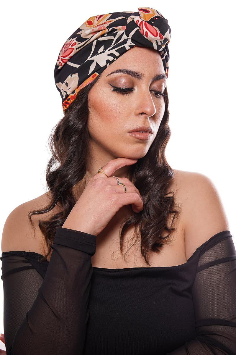 turbante copricapo donna accessorio per capelli fatto a mano