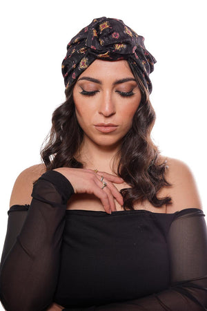 turbante donna accessorio per capelli fatto a mano in Italia