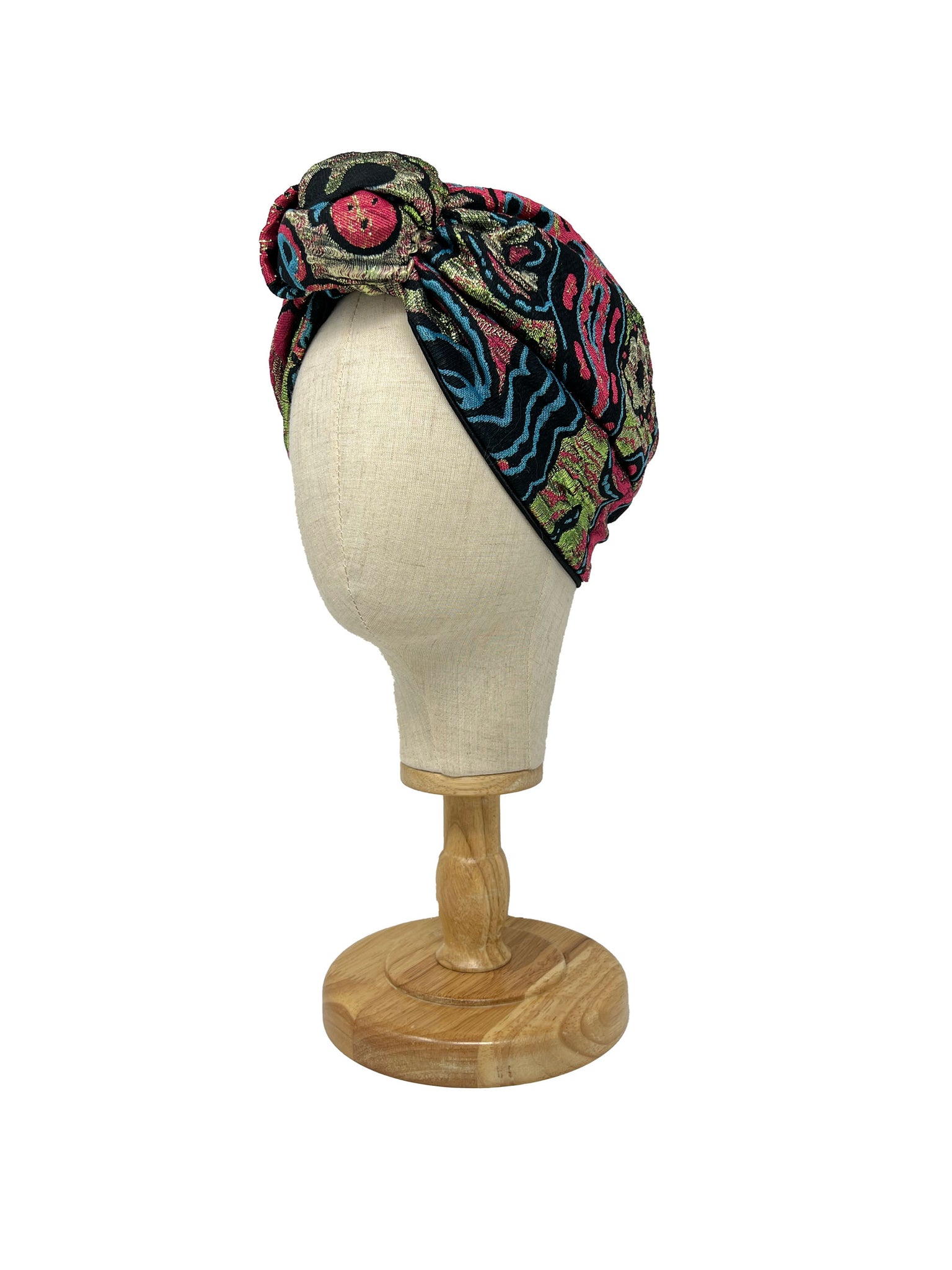 "Rachel" brocade jacquard turban